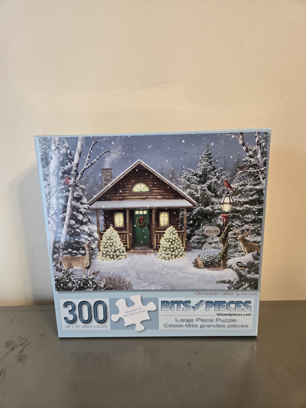 Bits and Pieces Christmas Cabin Jigsaw Puzzle
